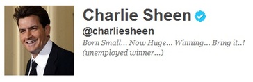charlie sheen twitter